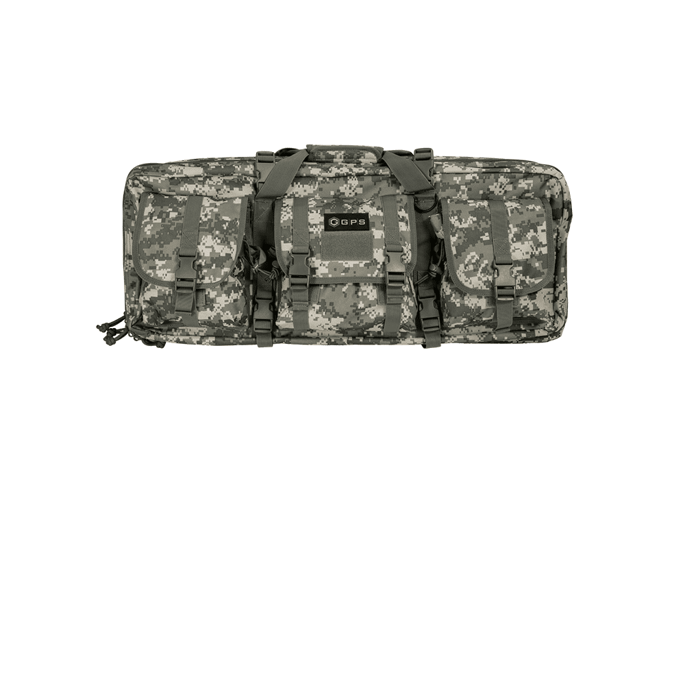 GPS Double Rifle Case - Gray Digital, 28"